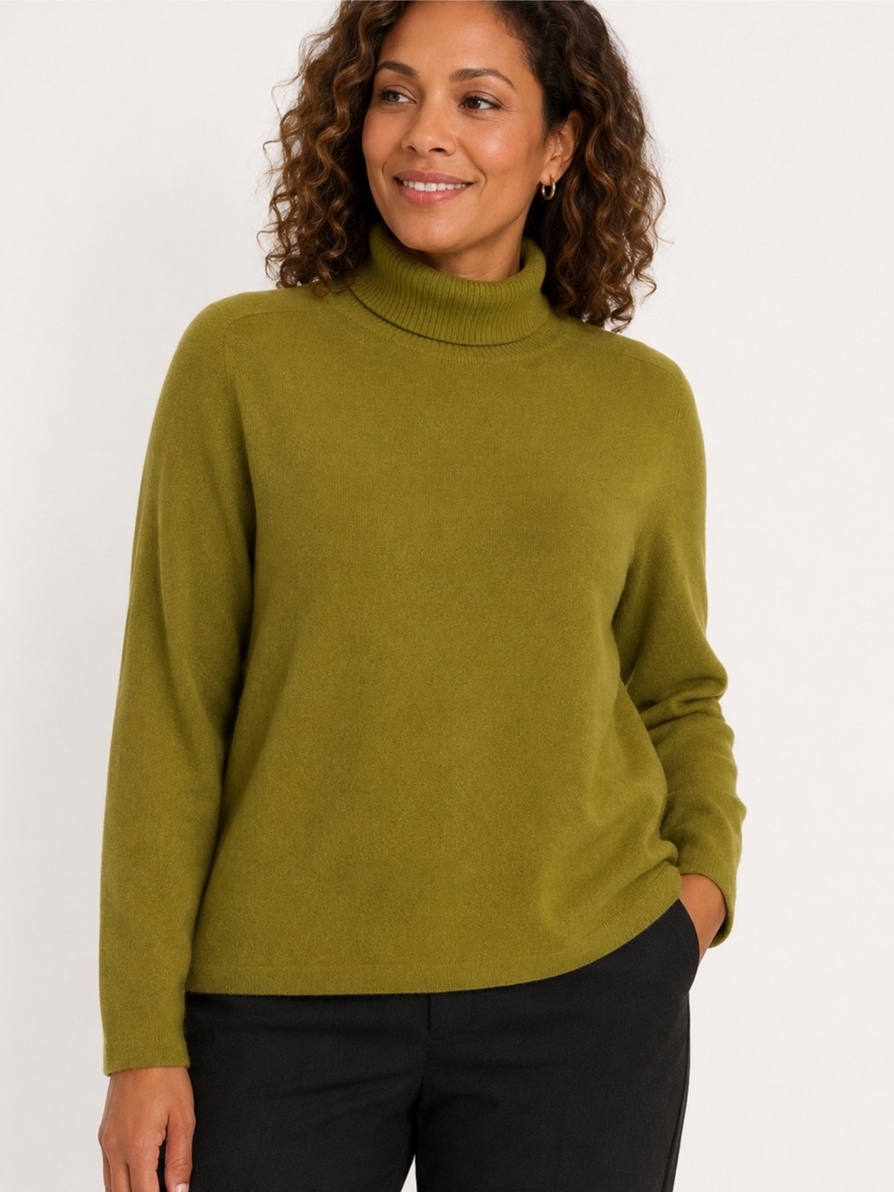 NWT Eileen FisherCashmere Knit Turtleneck Long Sleeve